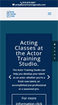 Mobile Screenshot of actortrainingstudio.com